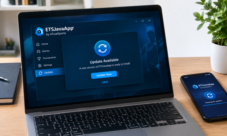 how to update etsjavaapp by etruesports
